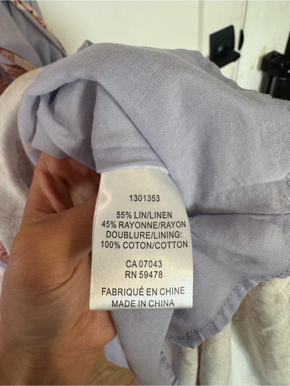 Caroline Constas Lavender Floral Linen Maxi Dress S - Picture 8 of 8